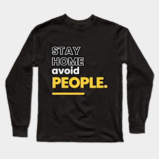 avoid people Long Sleeve T-Shirt